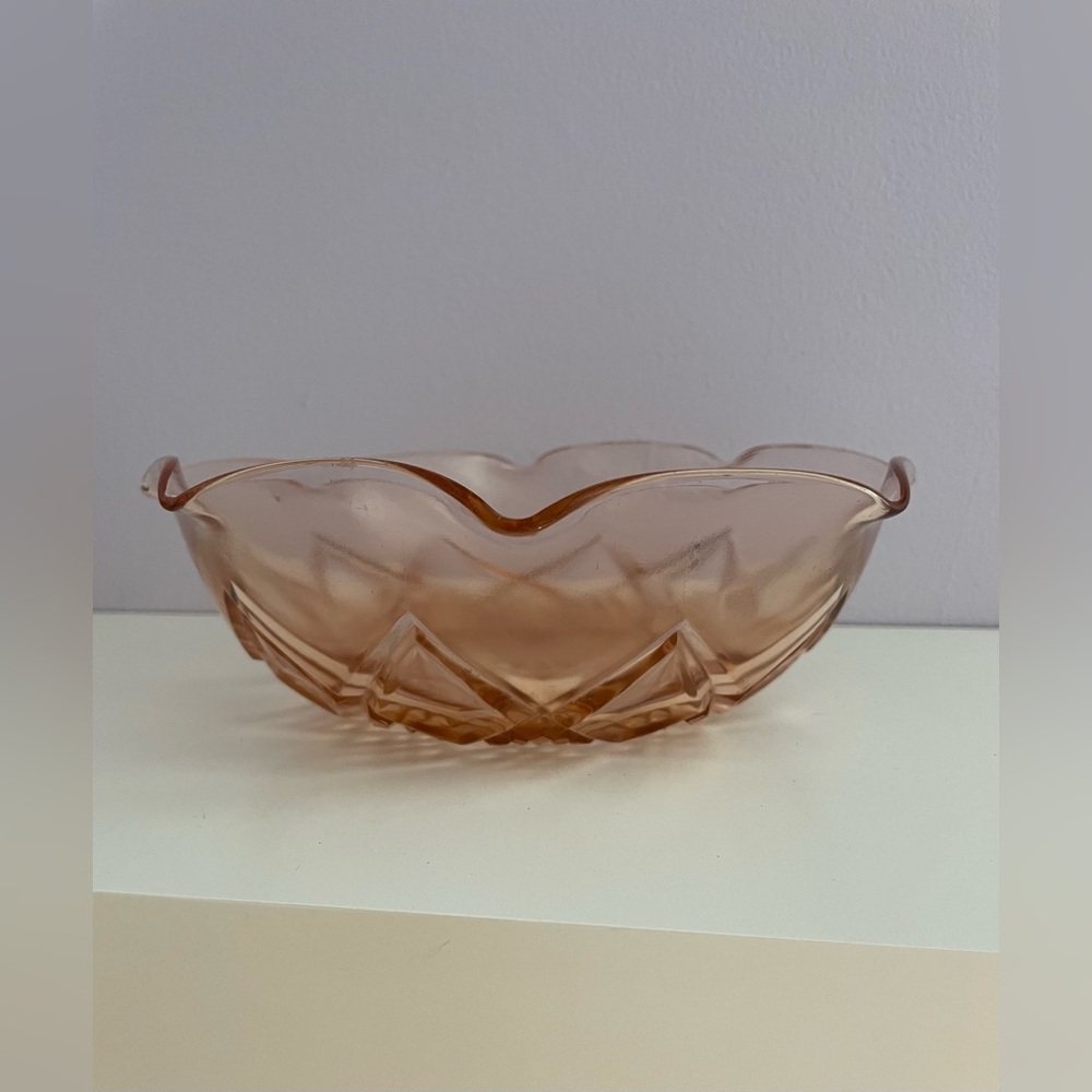 Pink Depression Bowl